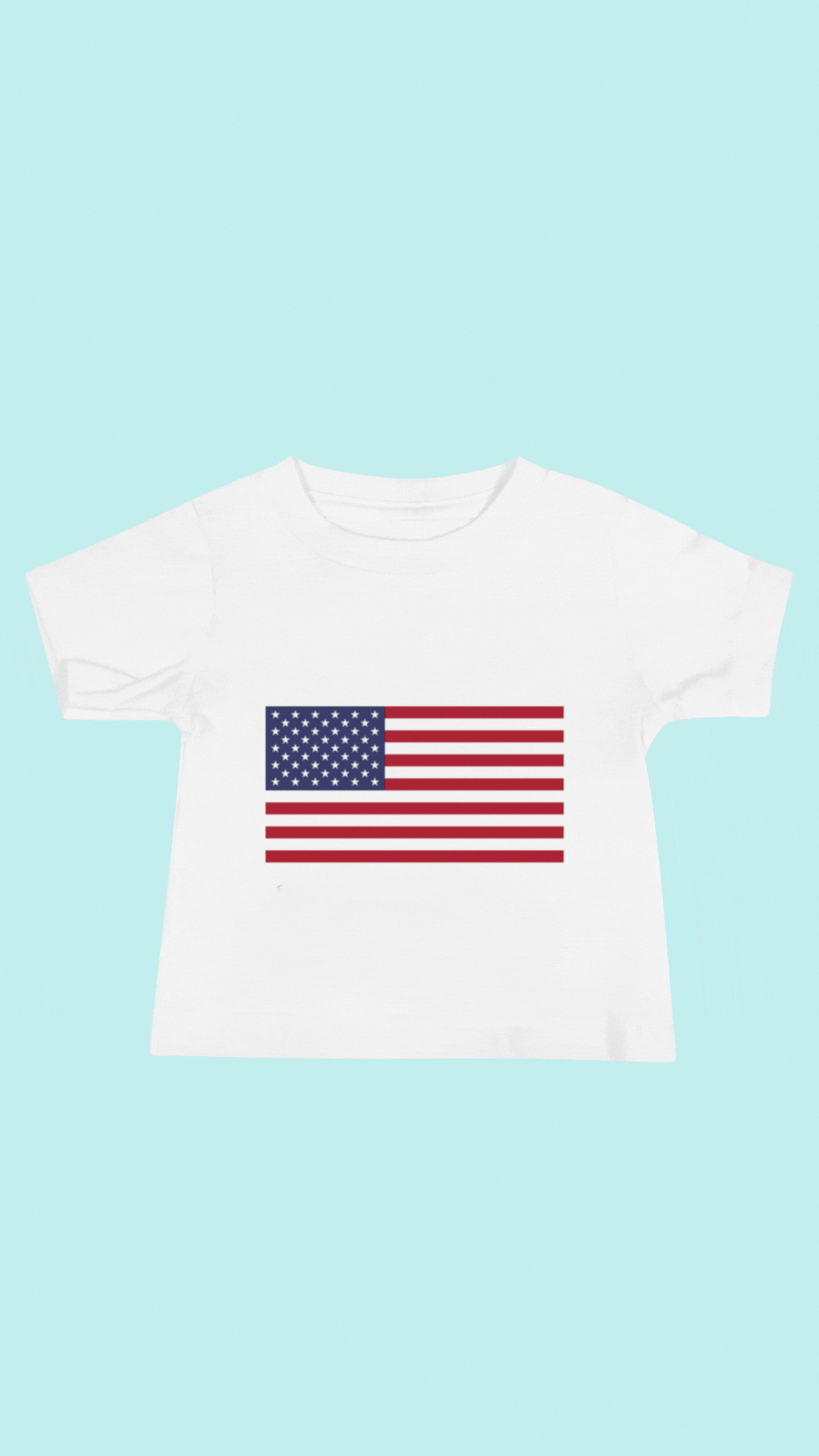 Leodie Personalized State Flag Baby Tees