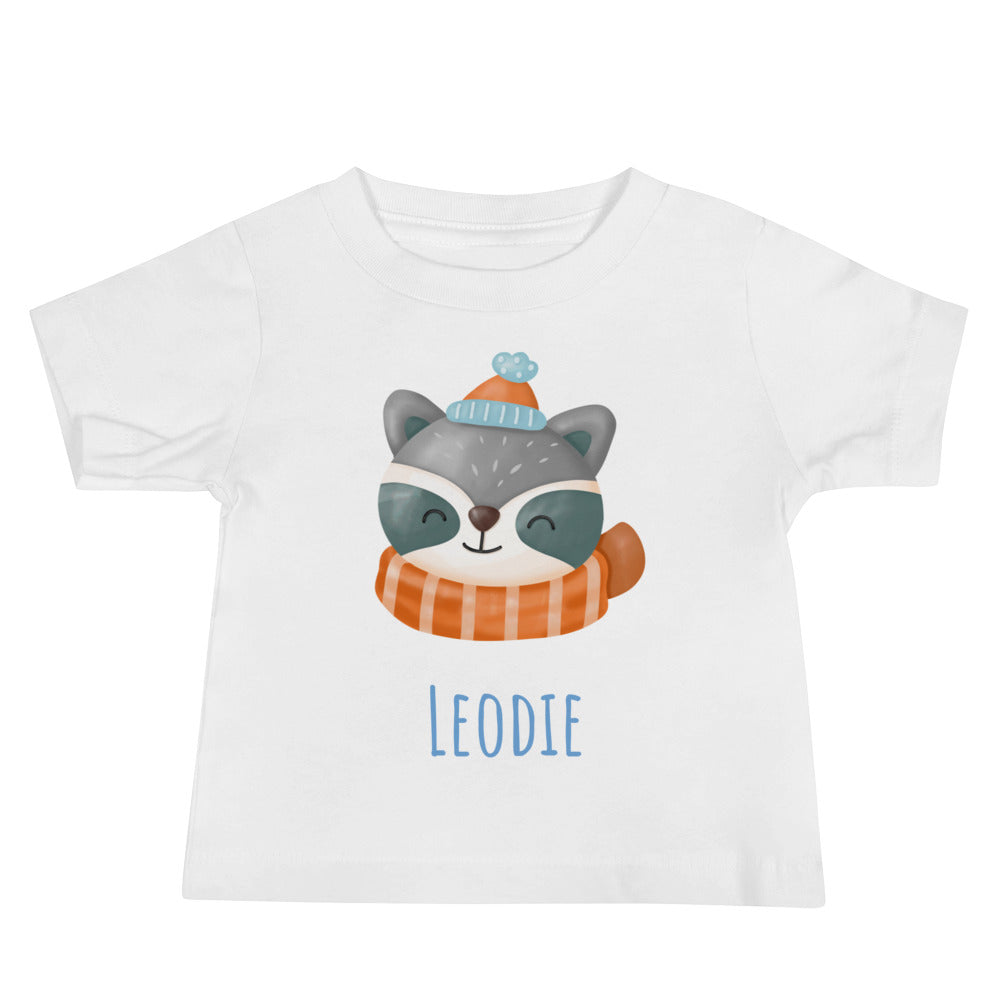 Leodie Winter Racoon Baby Tee