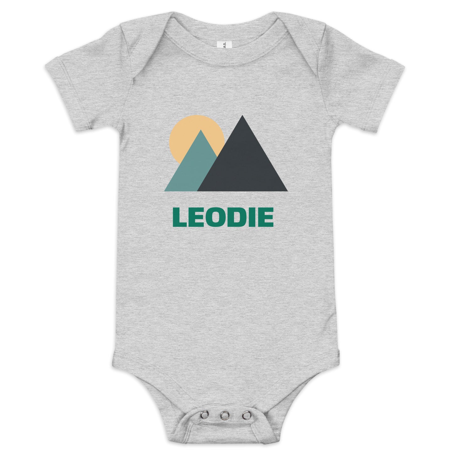 Minimalist Mountains Baby Onesie