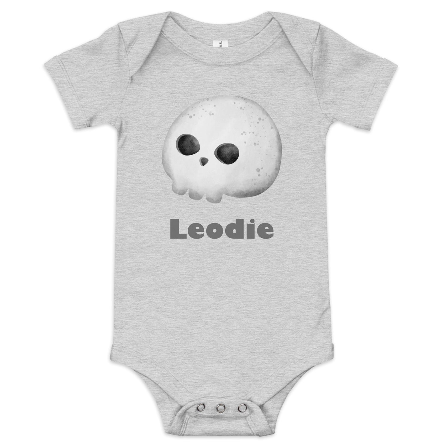 Cute Spooky Skull Baby Onesie