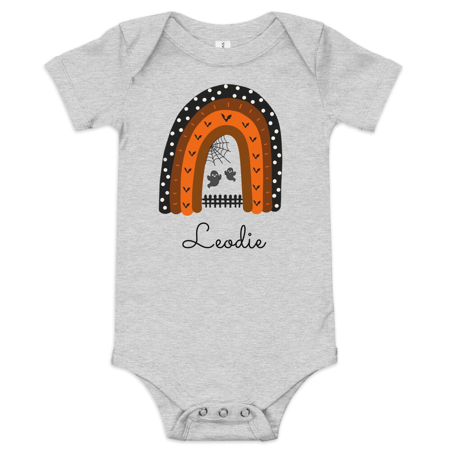 Cute Ghosts Halloween Rainbow Baby Onesie