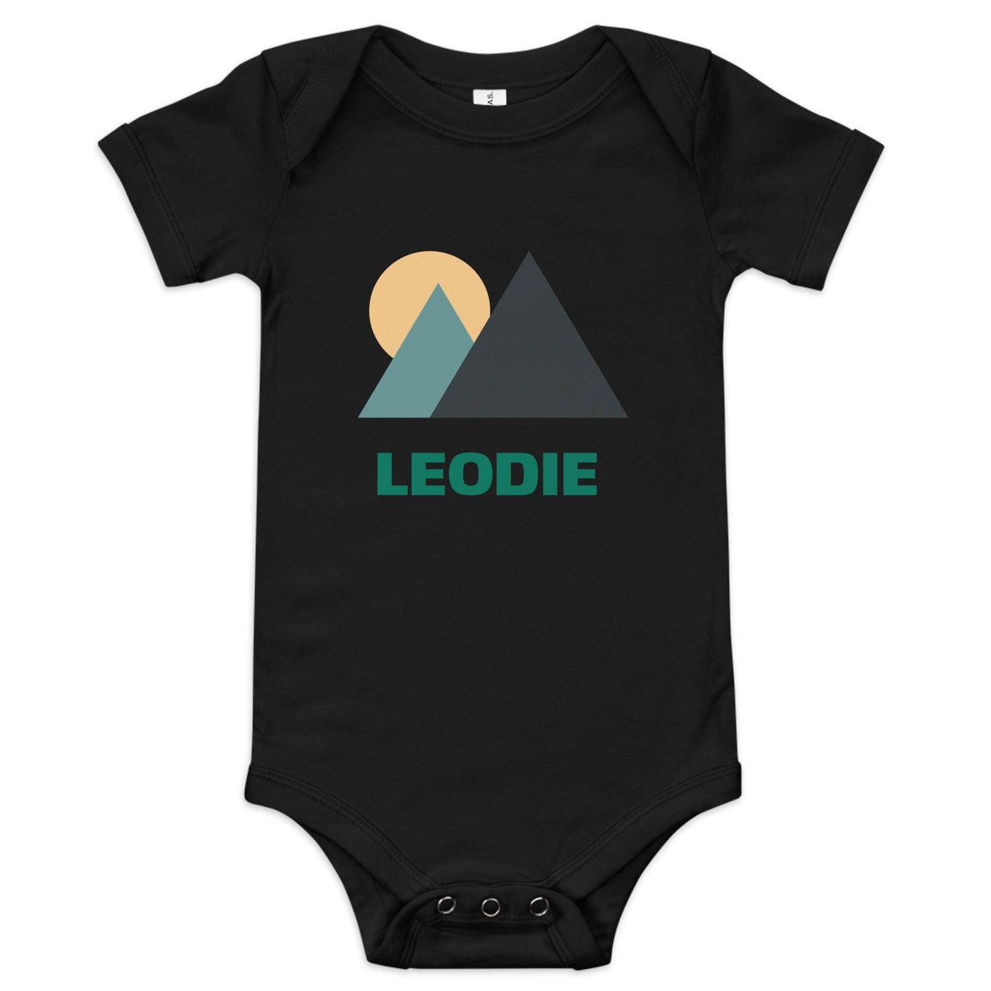 Minimalist Mountains Baby Onesie