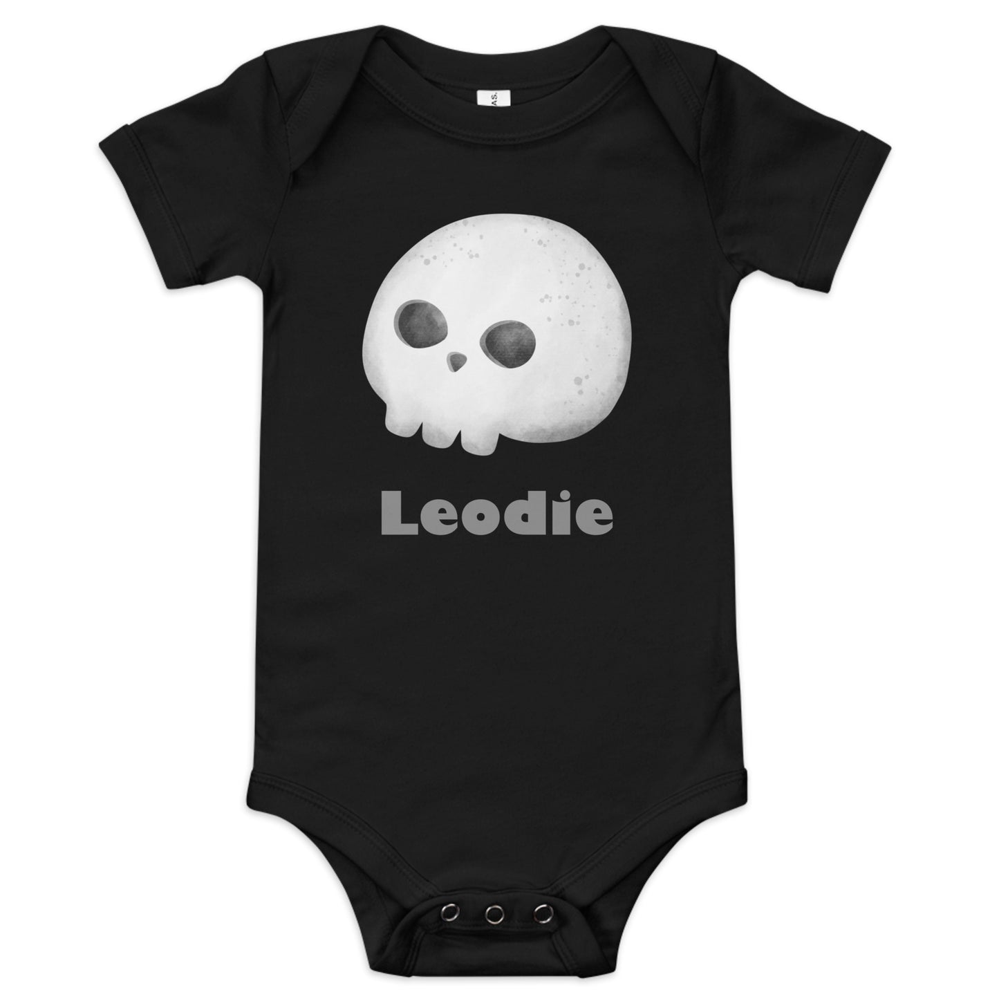 Cute Spooky Skull Baby Onesie