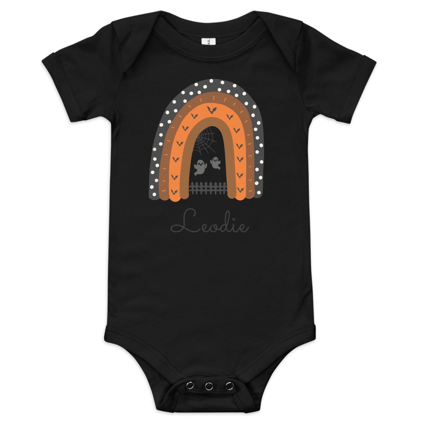 Cute Ghosts Halloween Rainbow Baby Onesie