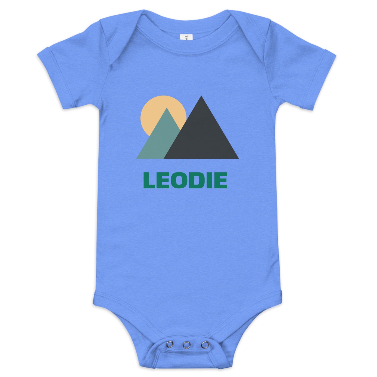 Minimalist Mountains Baby Onesie