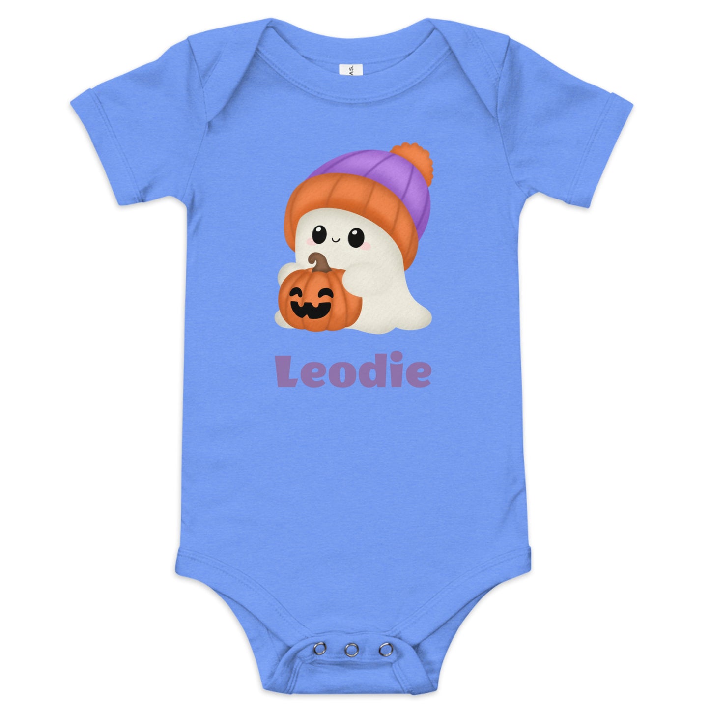 Jack O Lantern Ghost Baby Onesie