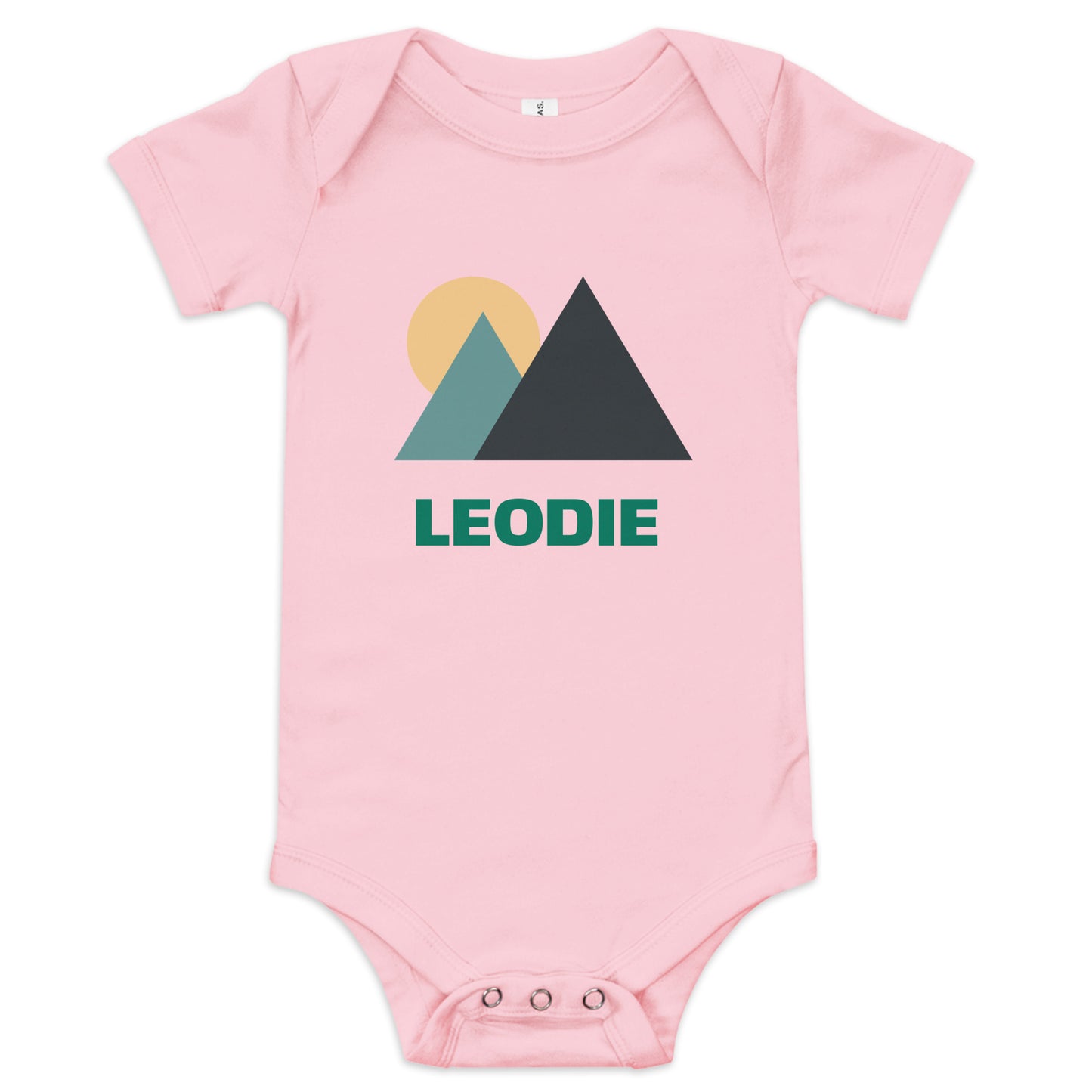 Minimalist Mountains Baby Onesie