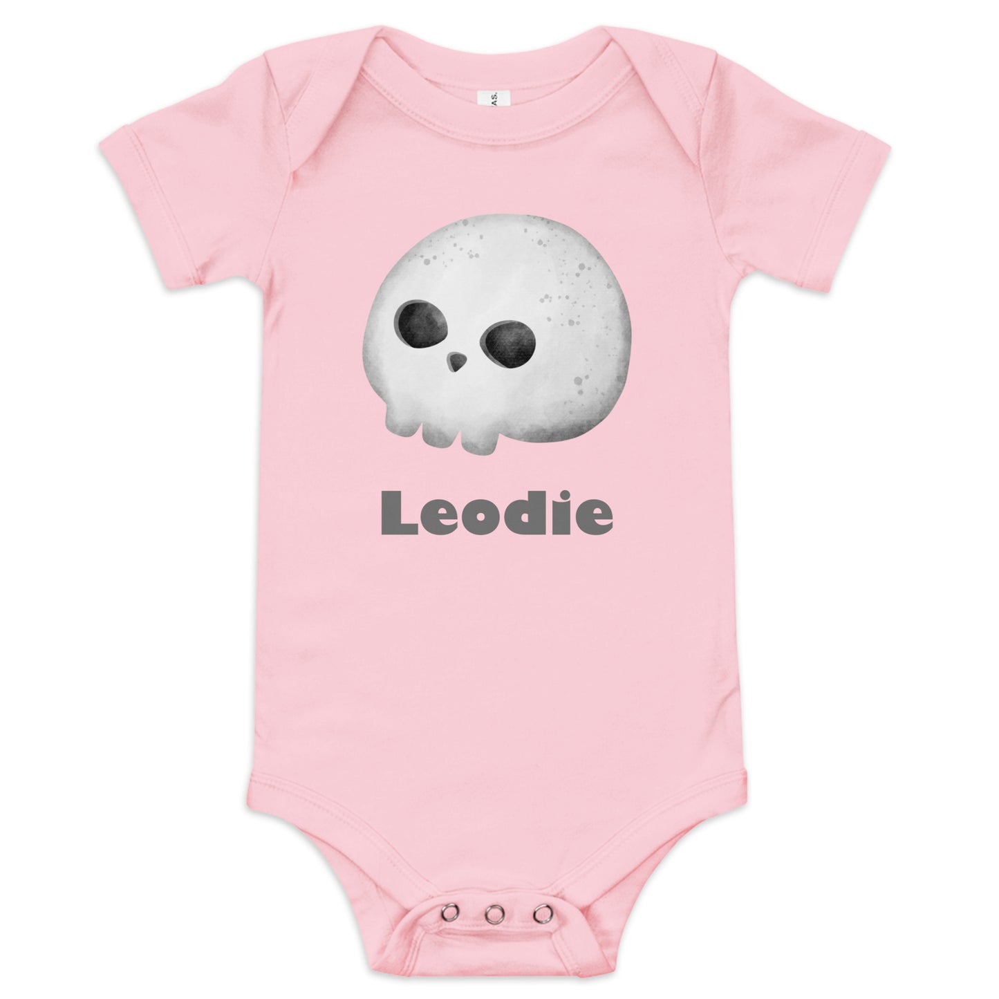 Cute Spooky Skull Baby Onesie