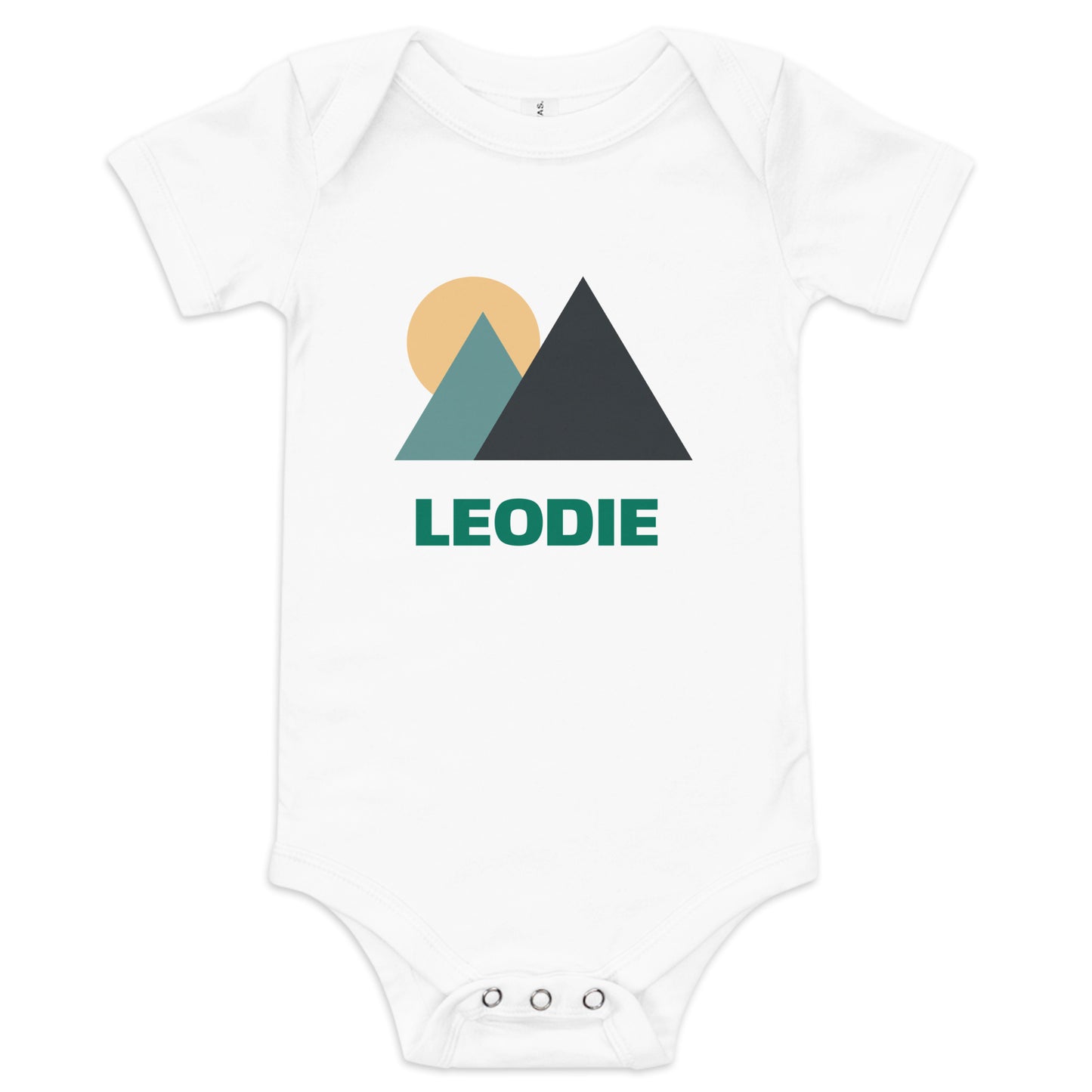 Minimalist Mountains Baby Onesie
