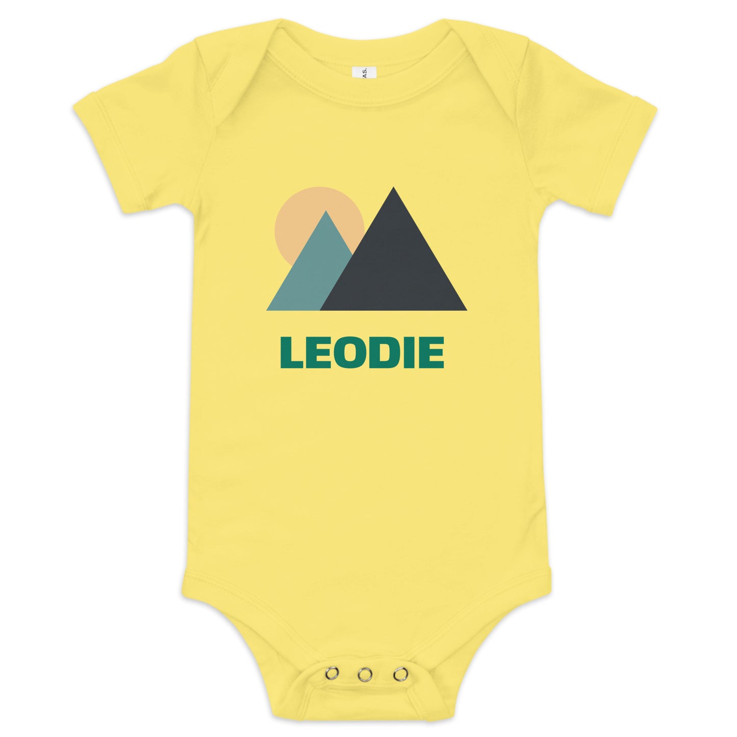Minimalist Mountains Baby Onesie