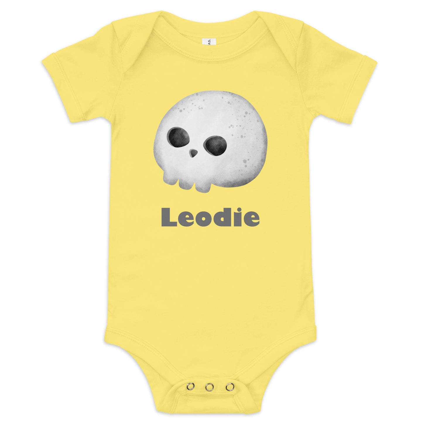 Cute Spooky Skull Baby Onesie