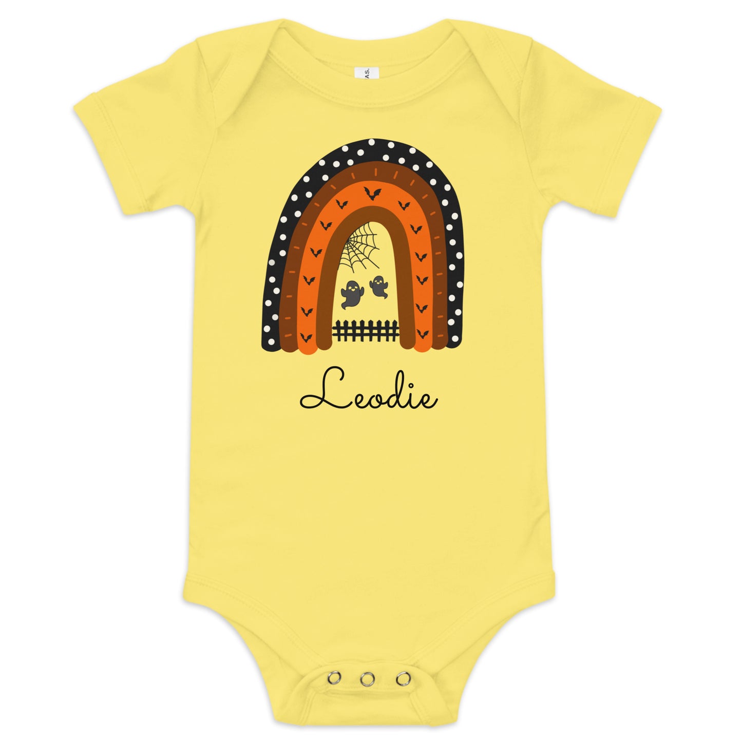 Cute Ghosts Halloween Rainbow Baby Onesie