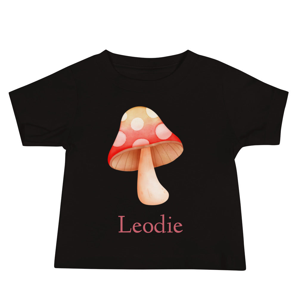 Polka Dot Mushroom Baby Tee