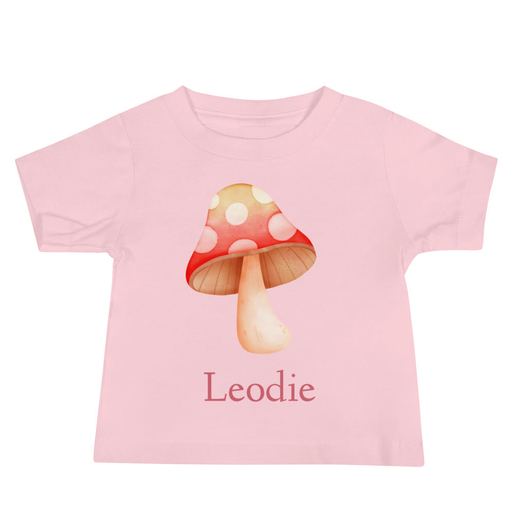 Polka Dot Mushroom Baby Tee