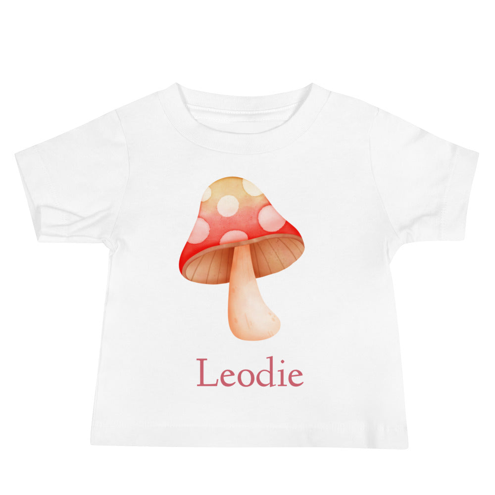 Polka Dot Mushroom Baby Tee