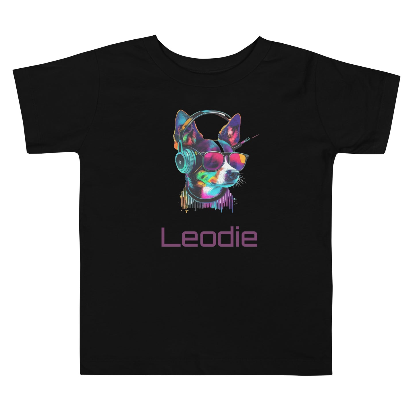 Leodie Color Pop Terrier Toddler Tee Black