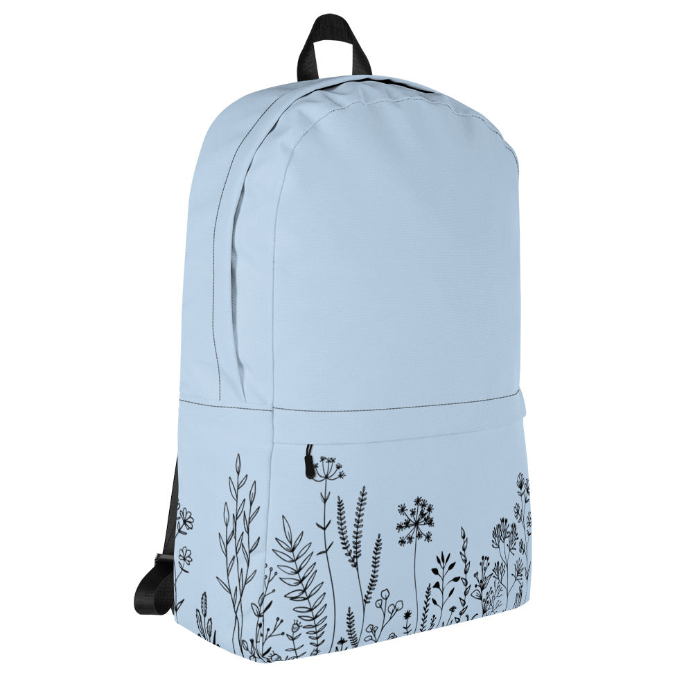 Leodie Bluebell Wildflower Backpack Right