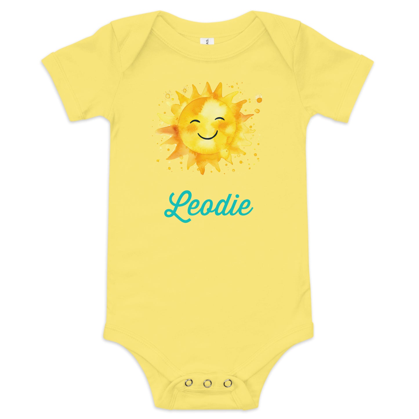 Leodie Sunny Disposition Baby Onesie Yellow