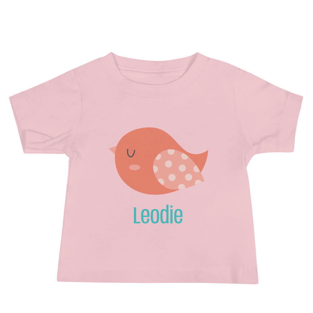 Leodie Sweet Birdy Baby Tee Pink