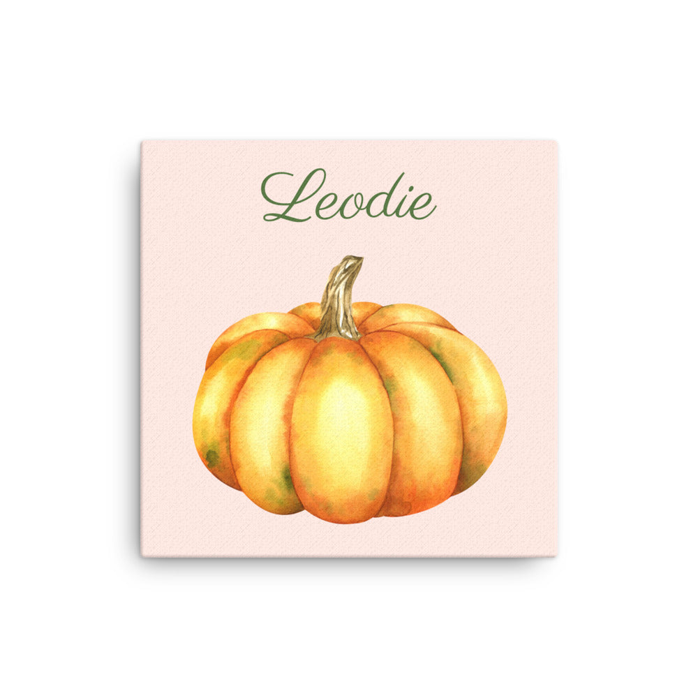 Autumn Pumpkin Canvas Print