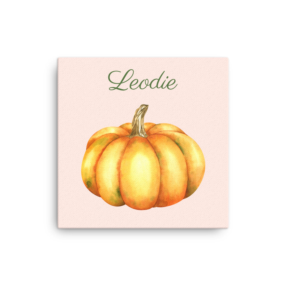Autumn Pumpkin Canvas Print
