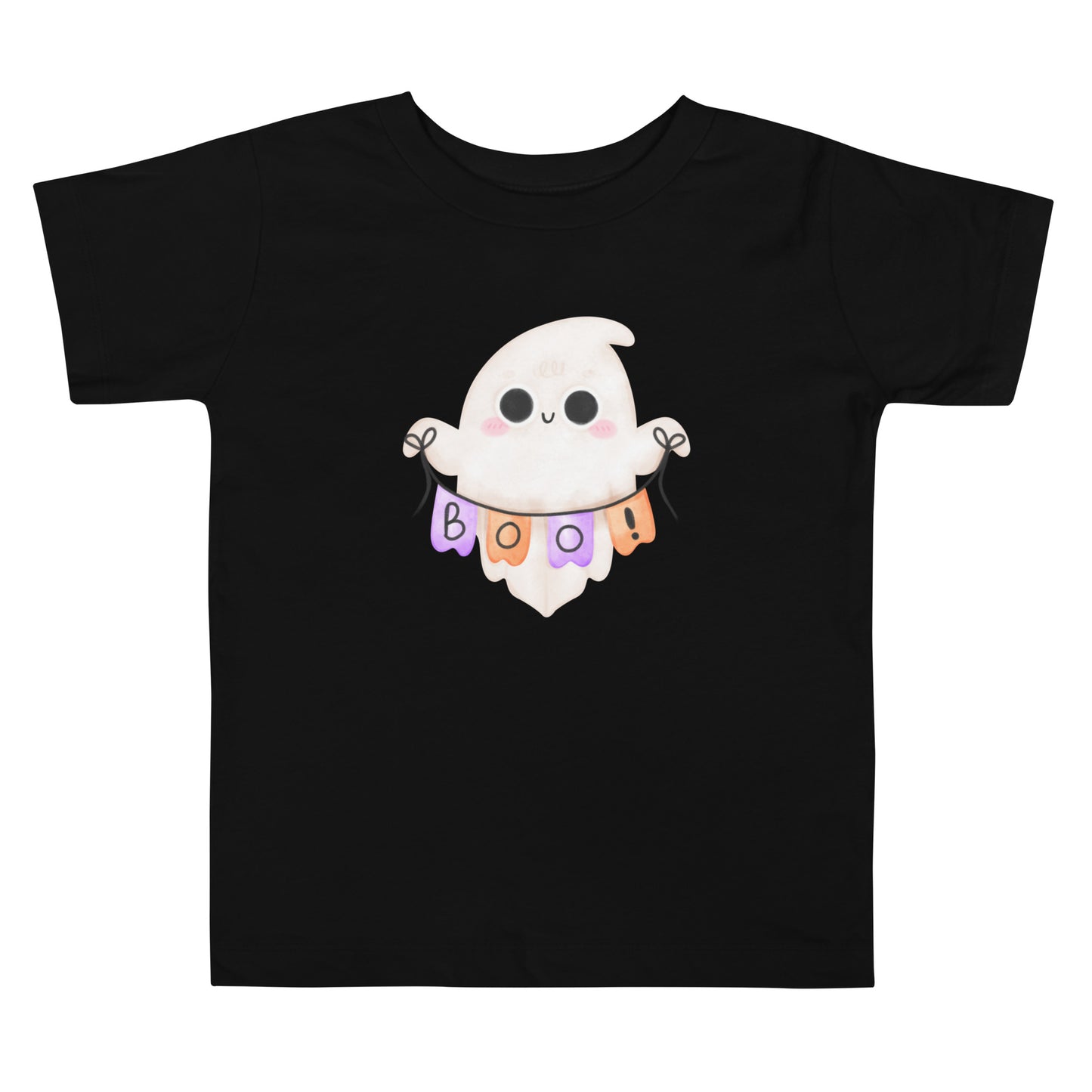 Cute Ghost Boo Sign Toddler Tee