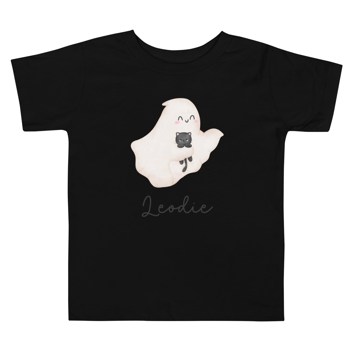 Ghost and Cat Best Friends Toddler Tee