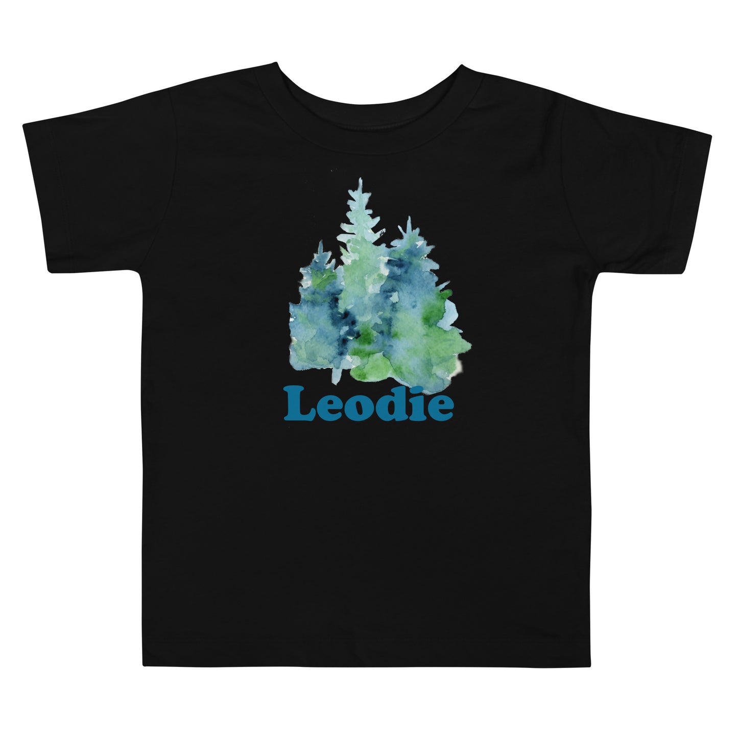 Customizable Watercolor Fir Trees Toddler Tee