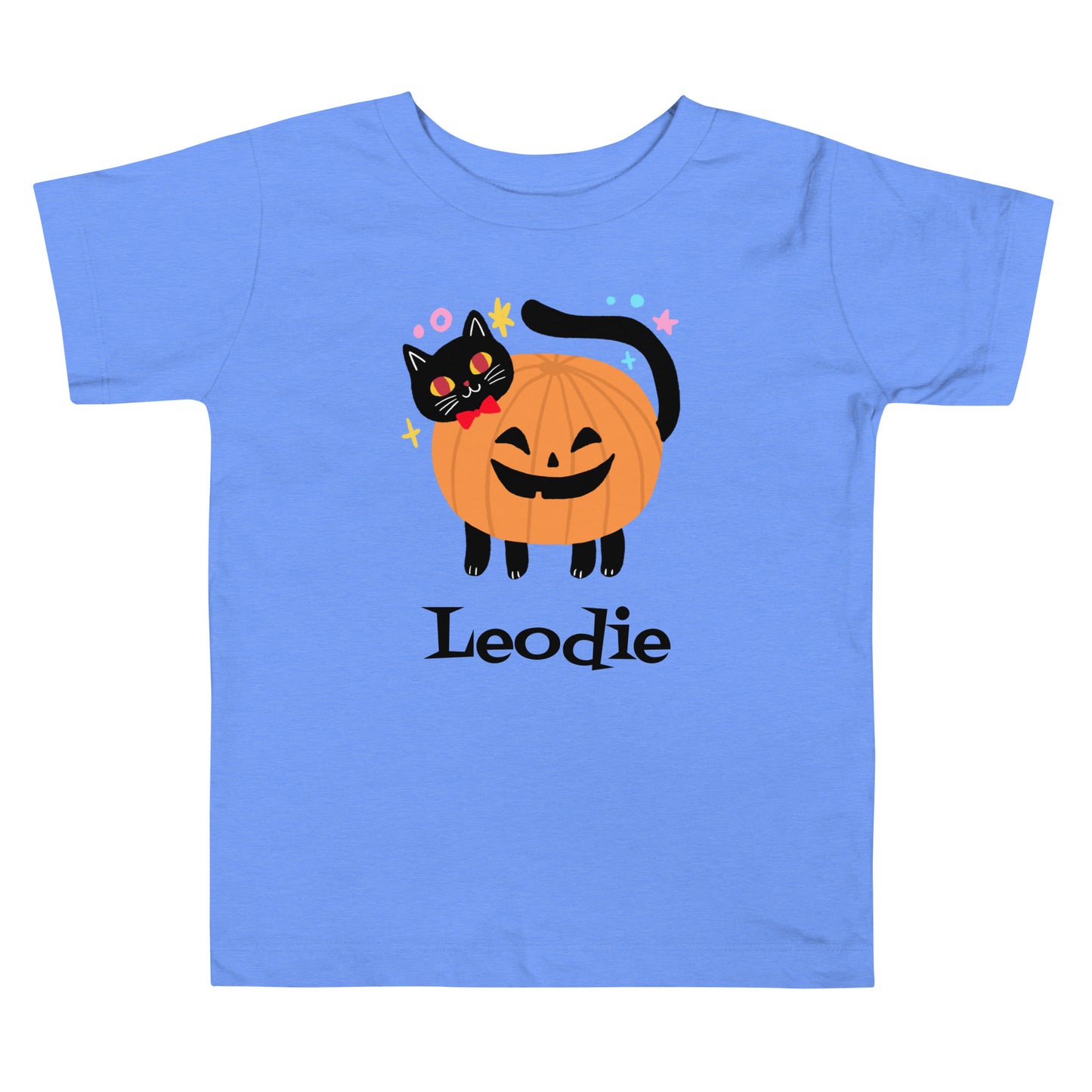 Cat Pumpkin Halloween Costume Toddler Tee