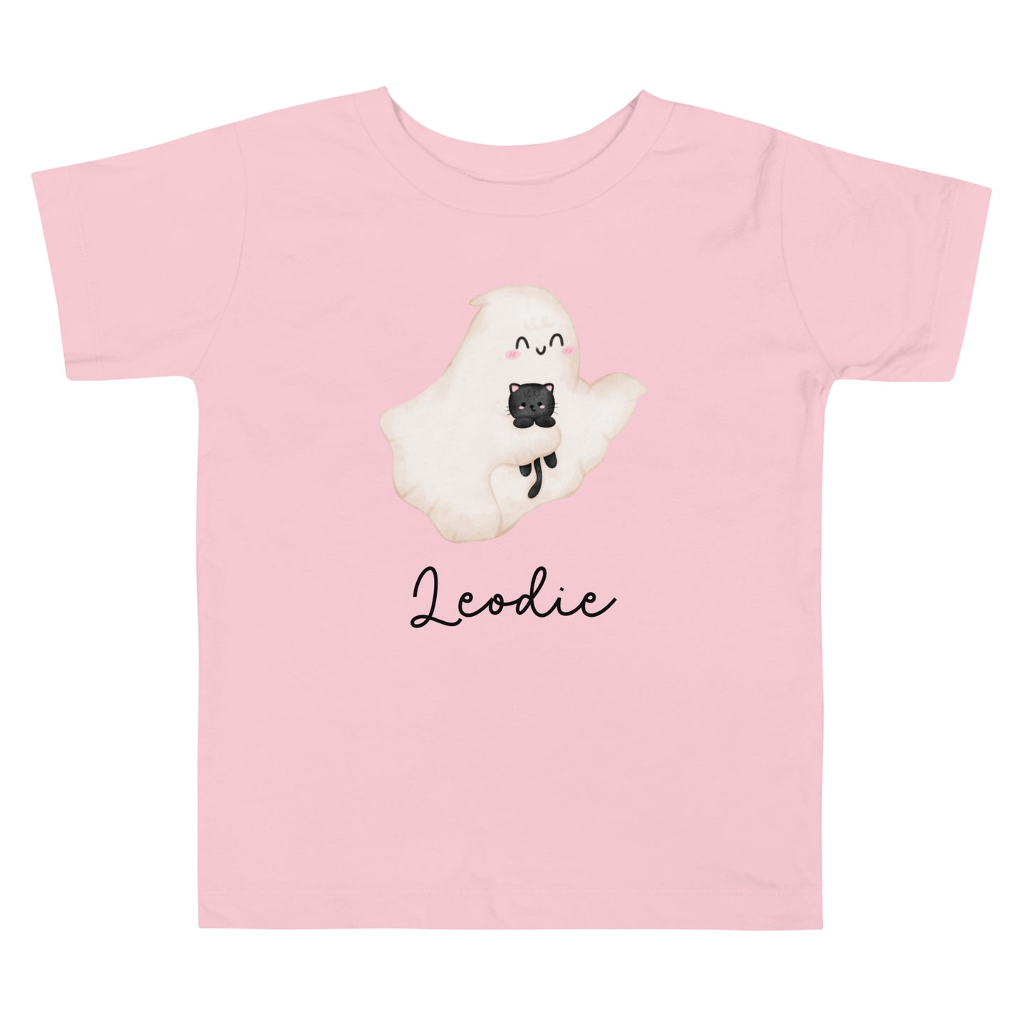 Ghost and Cat Best Friends Toddler Tee