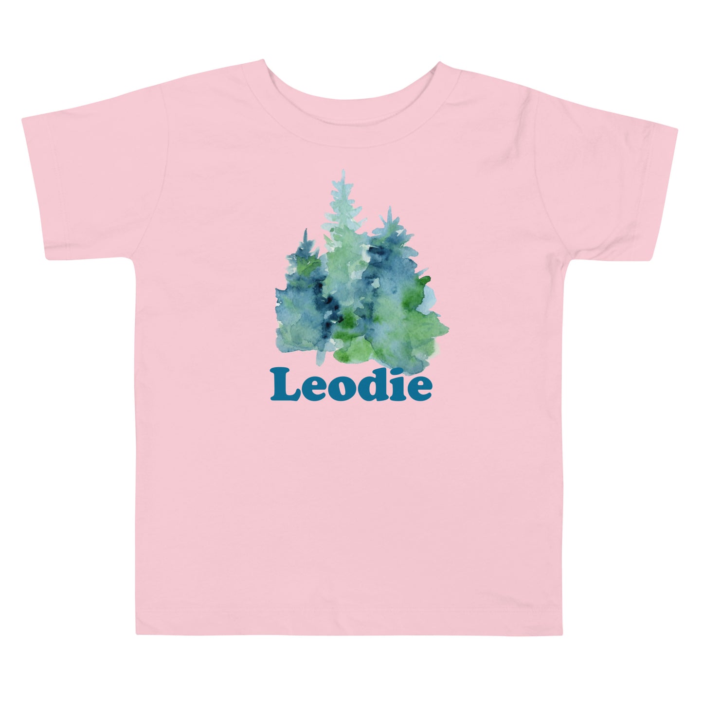 Customizable Watercolor Fir Trees Toddler Tee