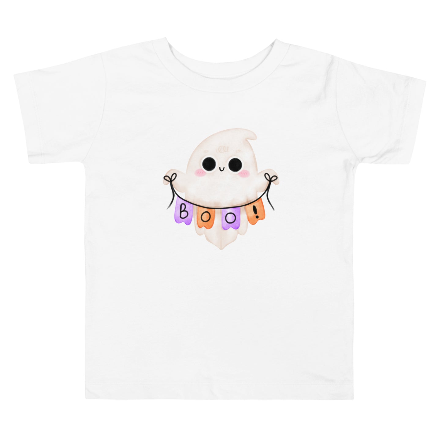 Cute Ghost Boo Sign Toddler Tee