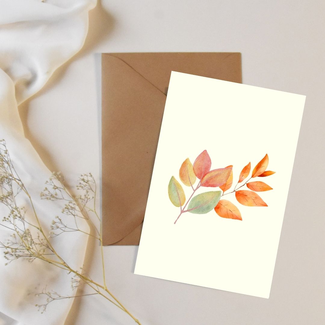 Autumn Fox Baby Shower Invitation Template