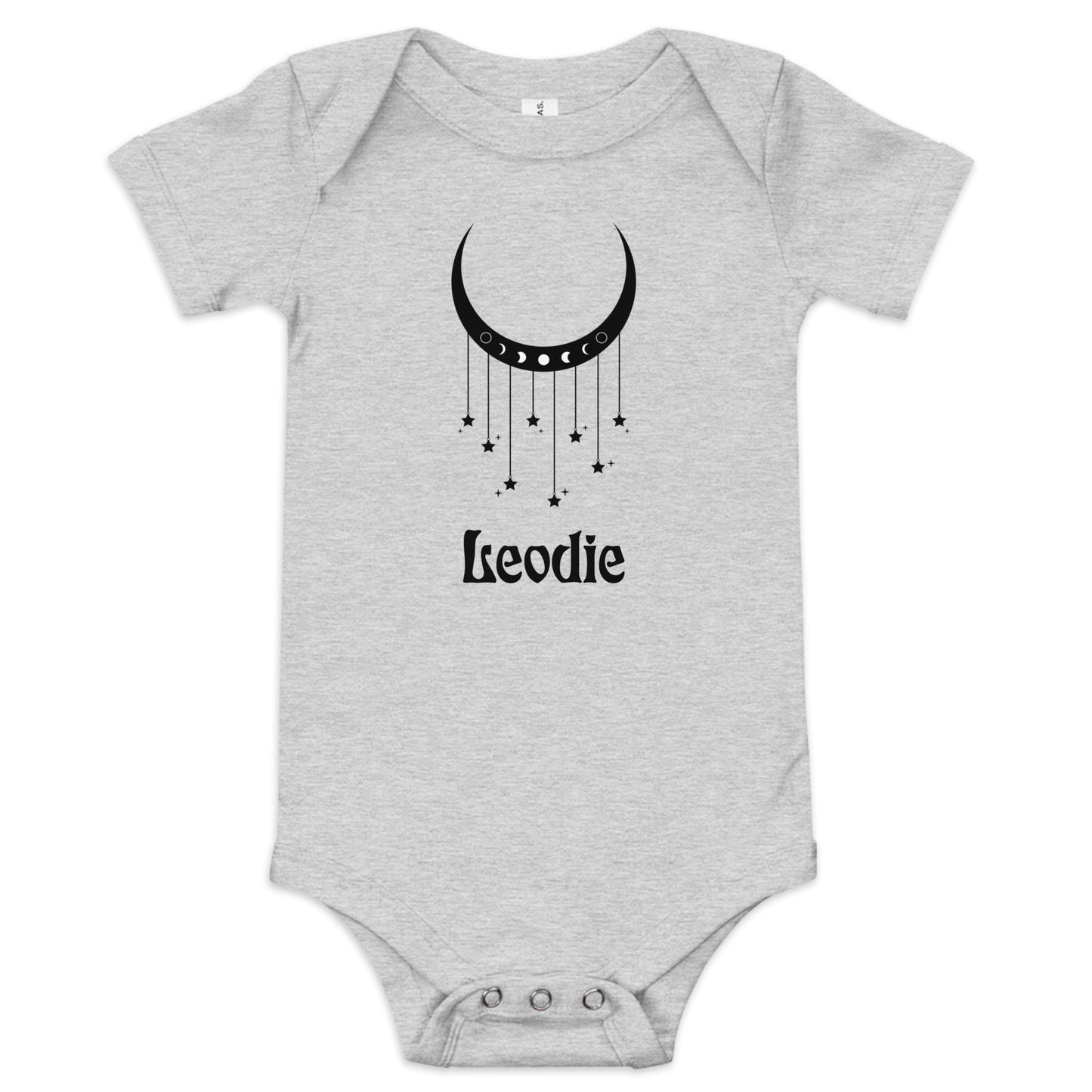 Crescent Moon and Stars Mobile Moon Phase Baby Onesie