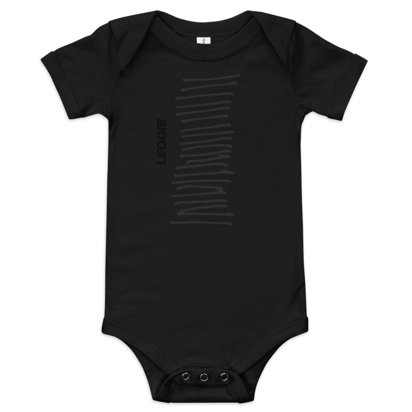 Modern Line Column Baby Onesie