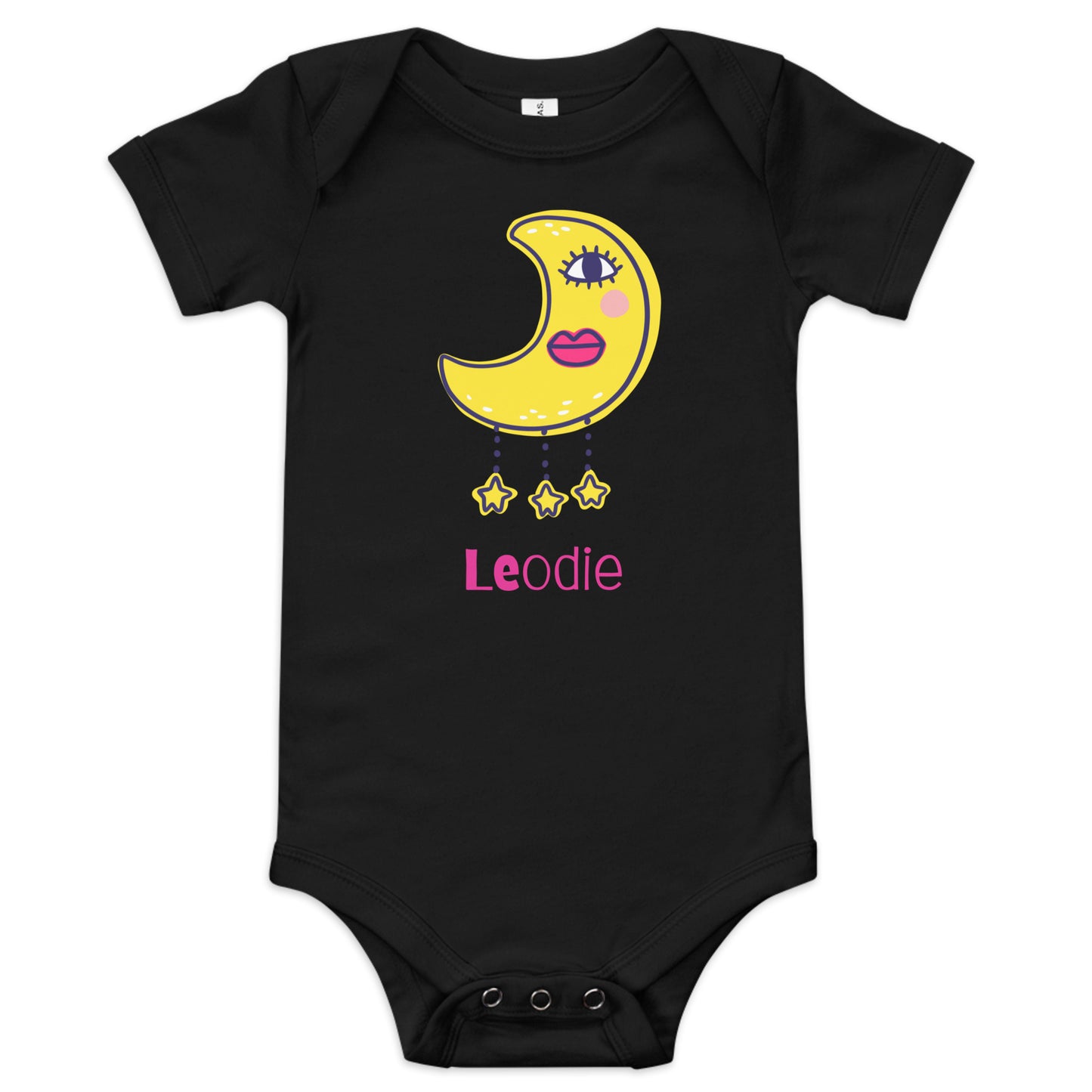 Charmed Crescent Moon Baby Onesie