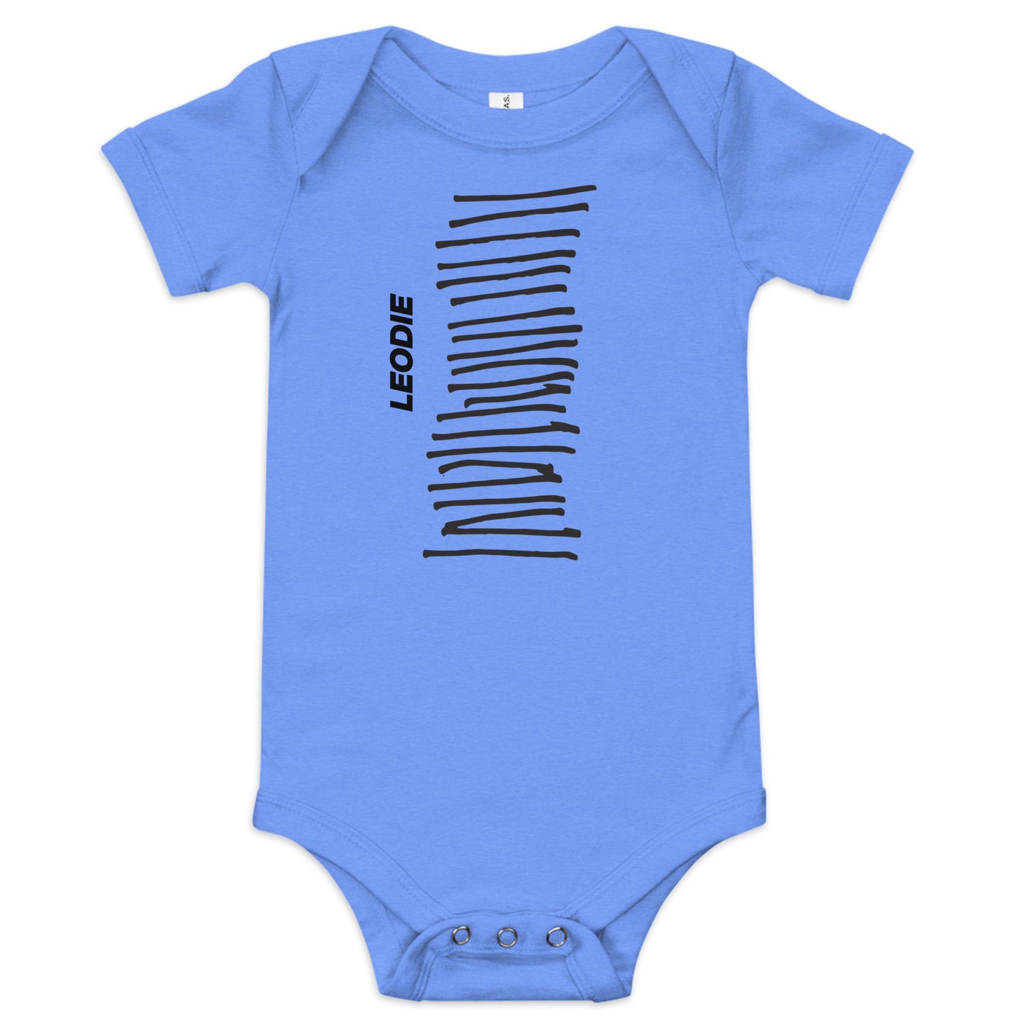 Modern Line Column Baby Onesie