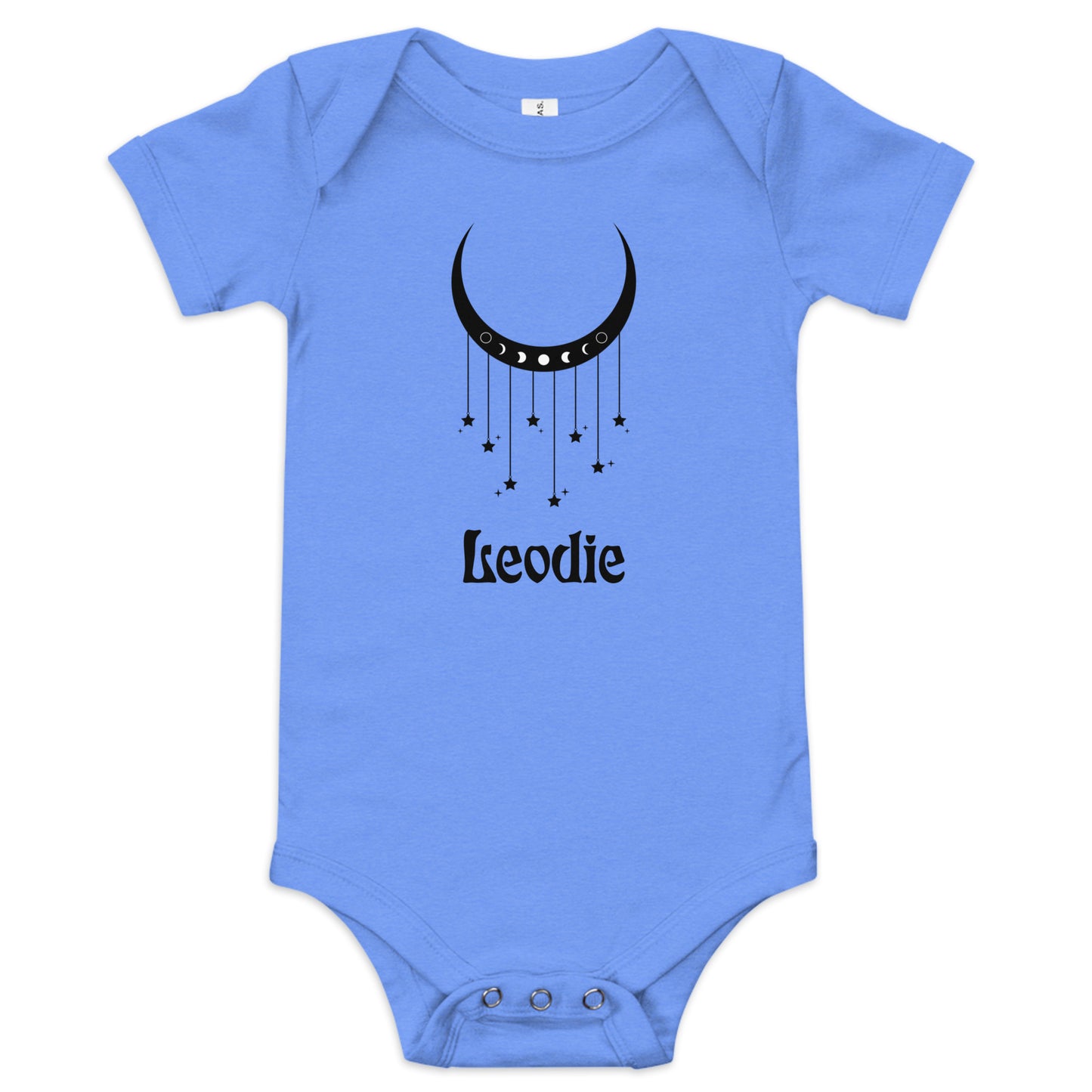 Crescent Moon and Stars Mobile Moon Phase Baby Onesie