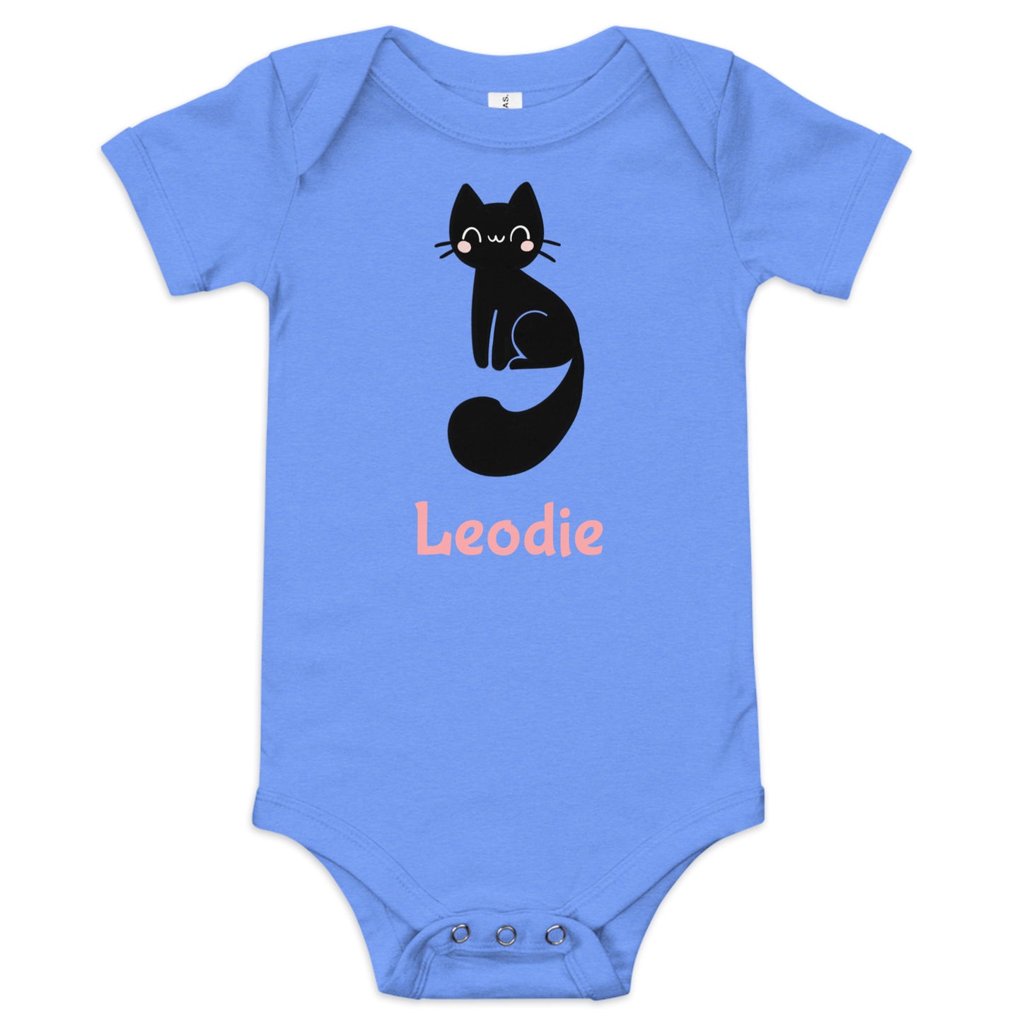 Cute Black Cat Baby Onesie