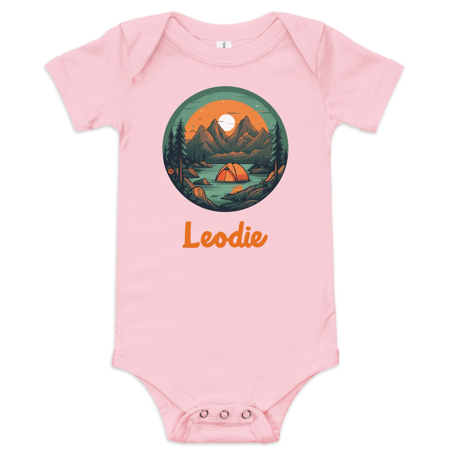 Sunset Camping Baby Onesie