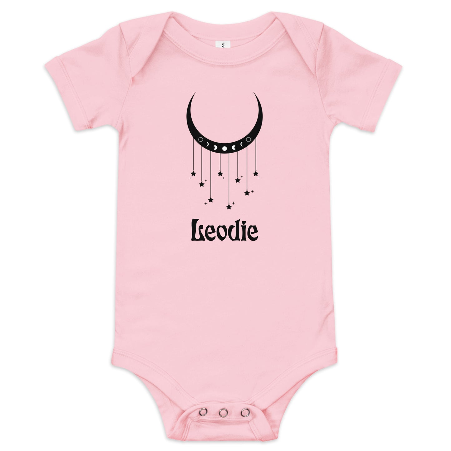 Crescent Moon and Stars Mobile Moon Phase Baby Onesie