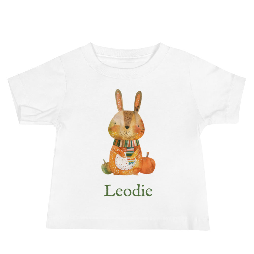Autumn Colors Rabbit Baby Tee