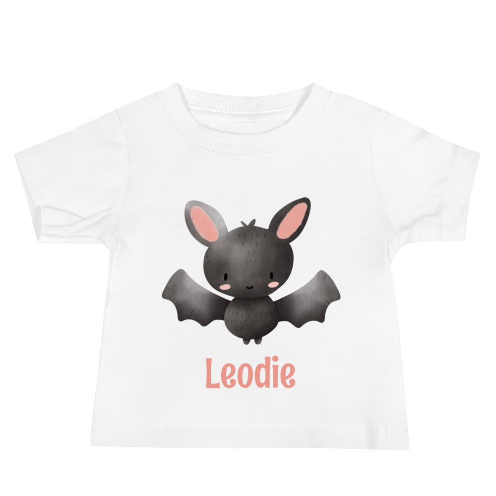 Cute Watercolor Bat Baby Tee