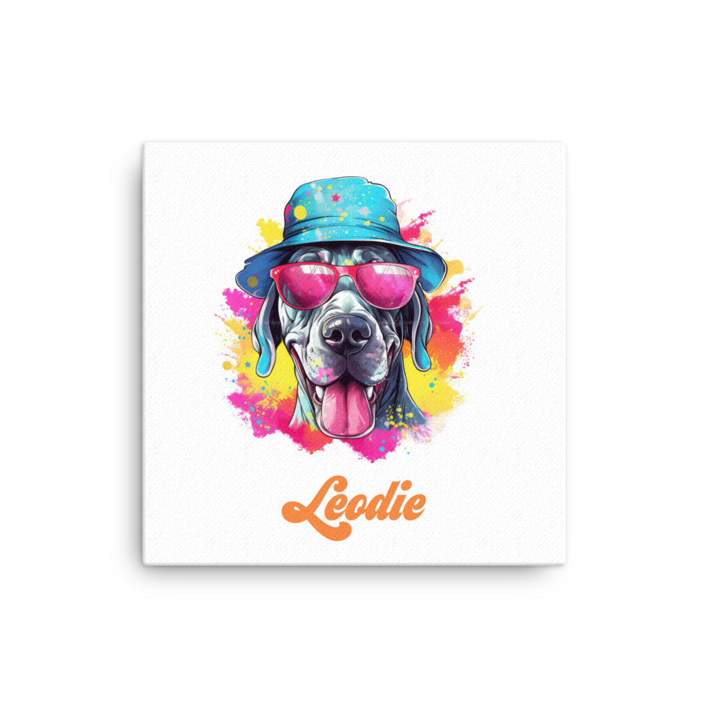 Comic Book Hound Thin Canvas Print