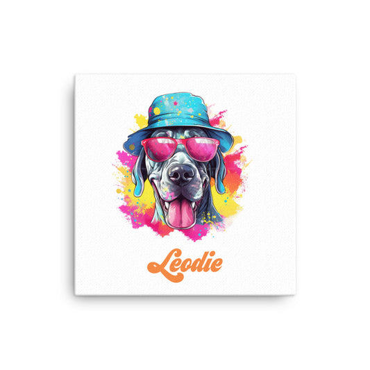 Comic Book Hound Thin Canvas Print