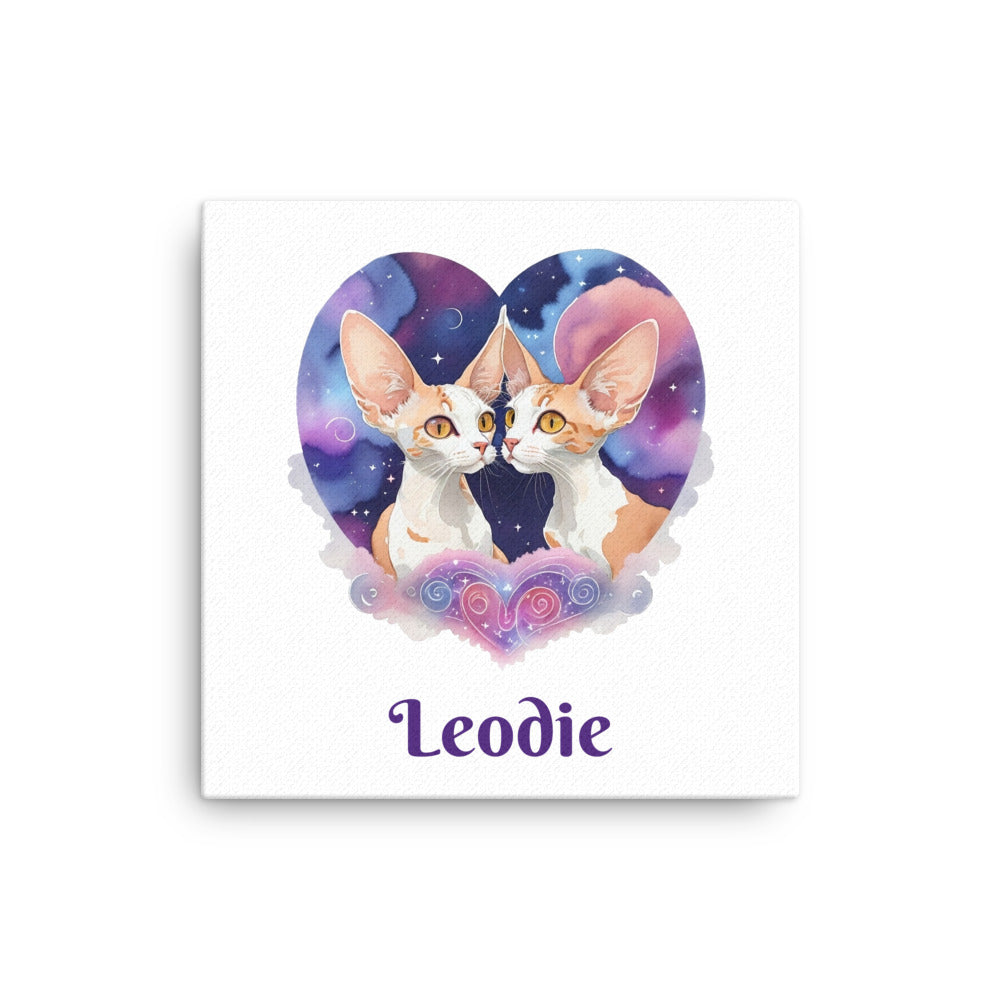 Best Friends Rex Kittens Thin Canvas Print