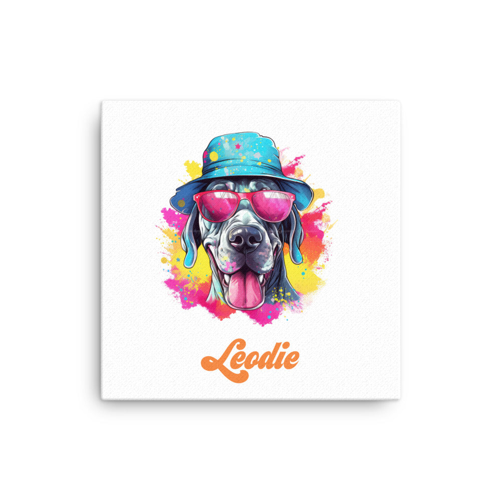Comic Book Hound Thin Canvas Print