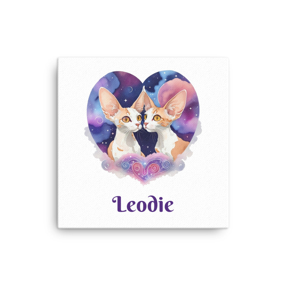 Best Friends Rex Kittens Thin Canvas Print