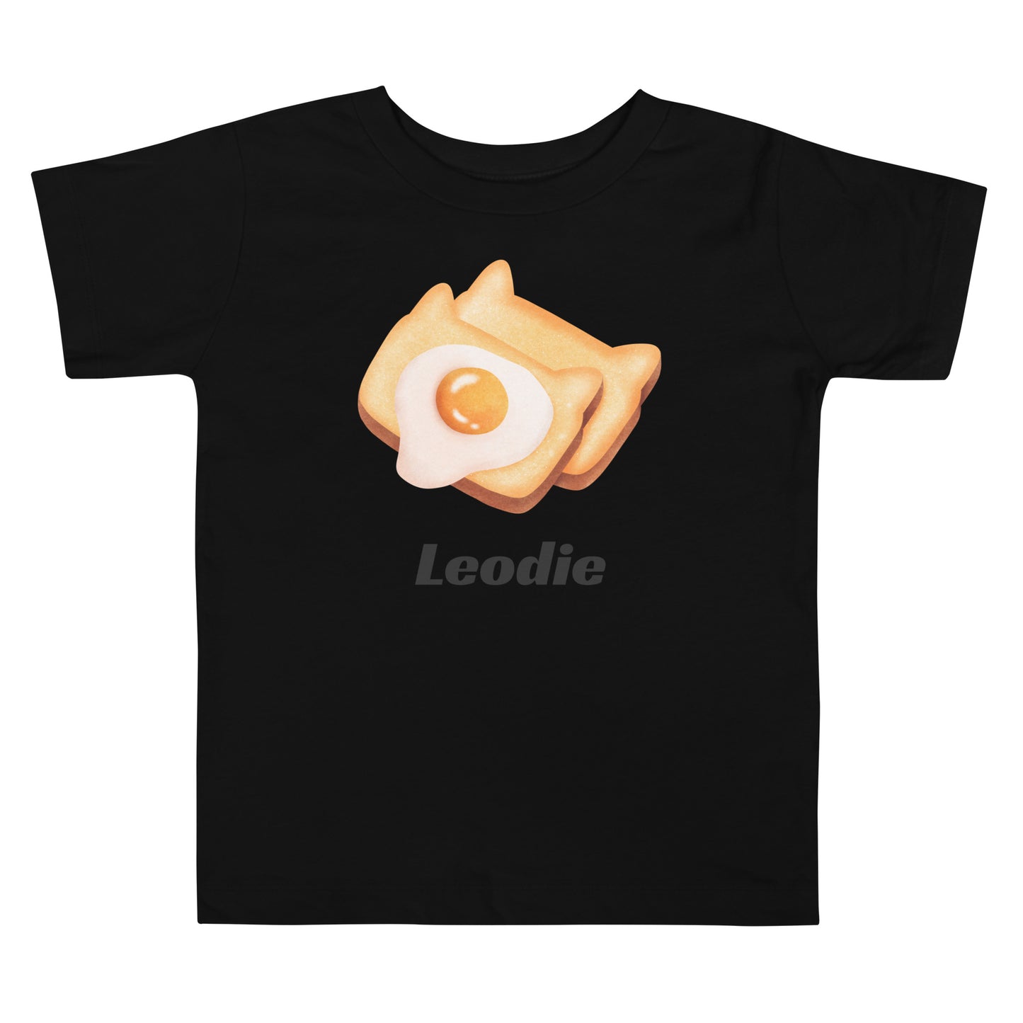 Egg On Cat Ear Toast Toddler Tee
