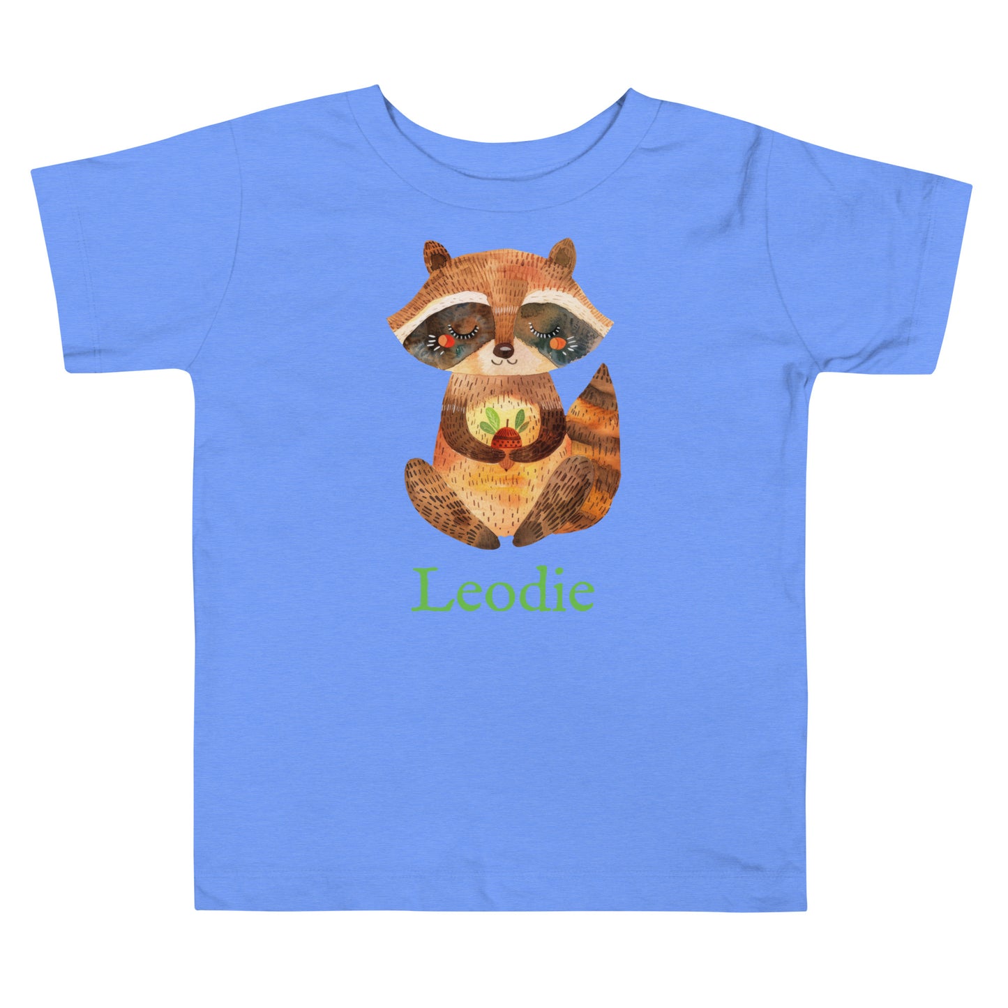 Autumn Colors Mindful Racoon Toddler Tee